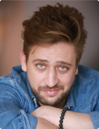 Szabó Lajos portréja a Békéscsabai Jókai Színházban