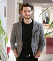 Szász Borisz portréja